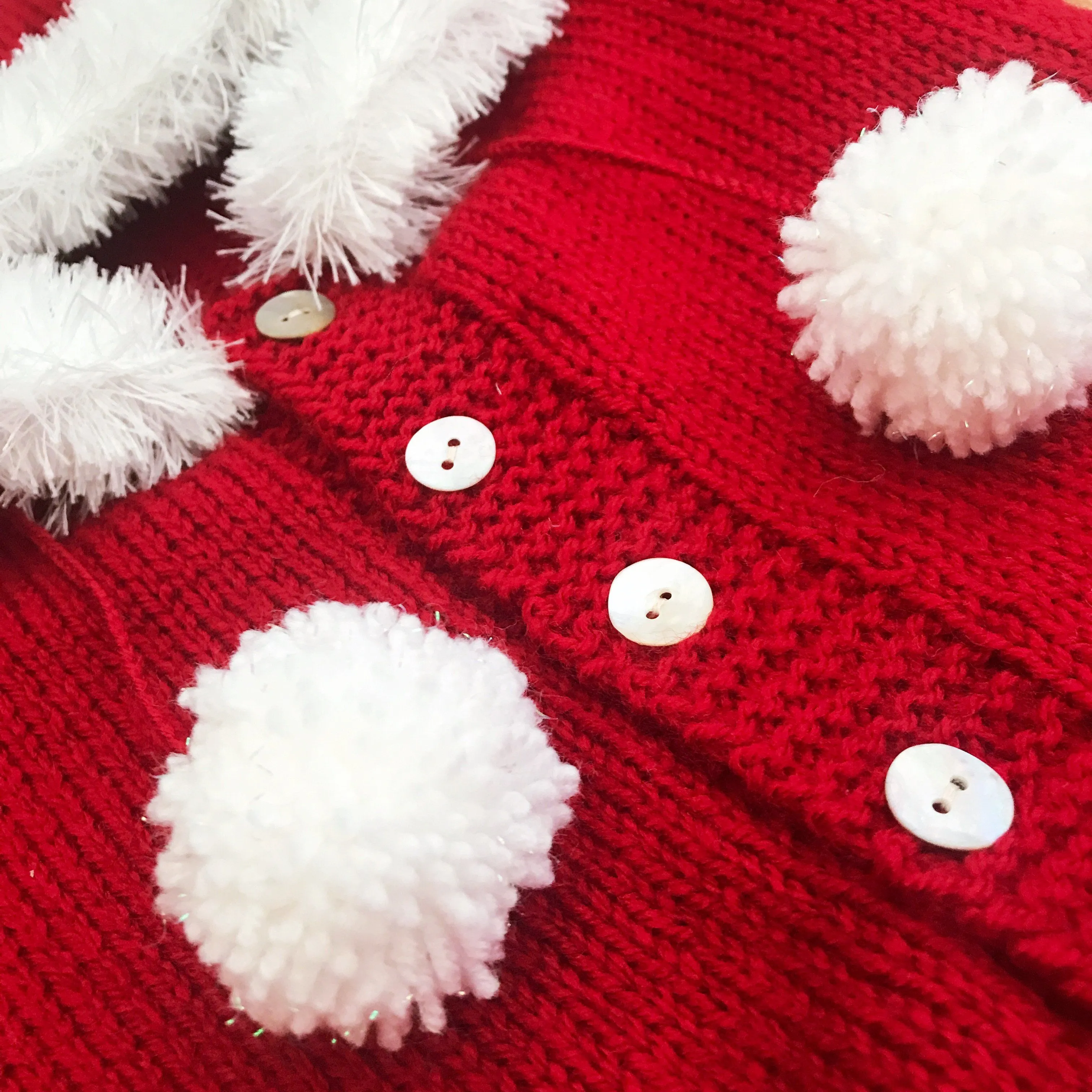 Bespoke Red Faux Fur Hoodie