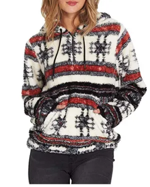 Billabong Women's Cozy For Keeps Polar Fleece Hoodie | MULTI