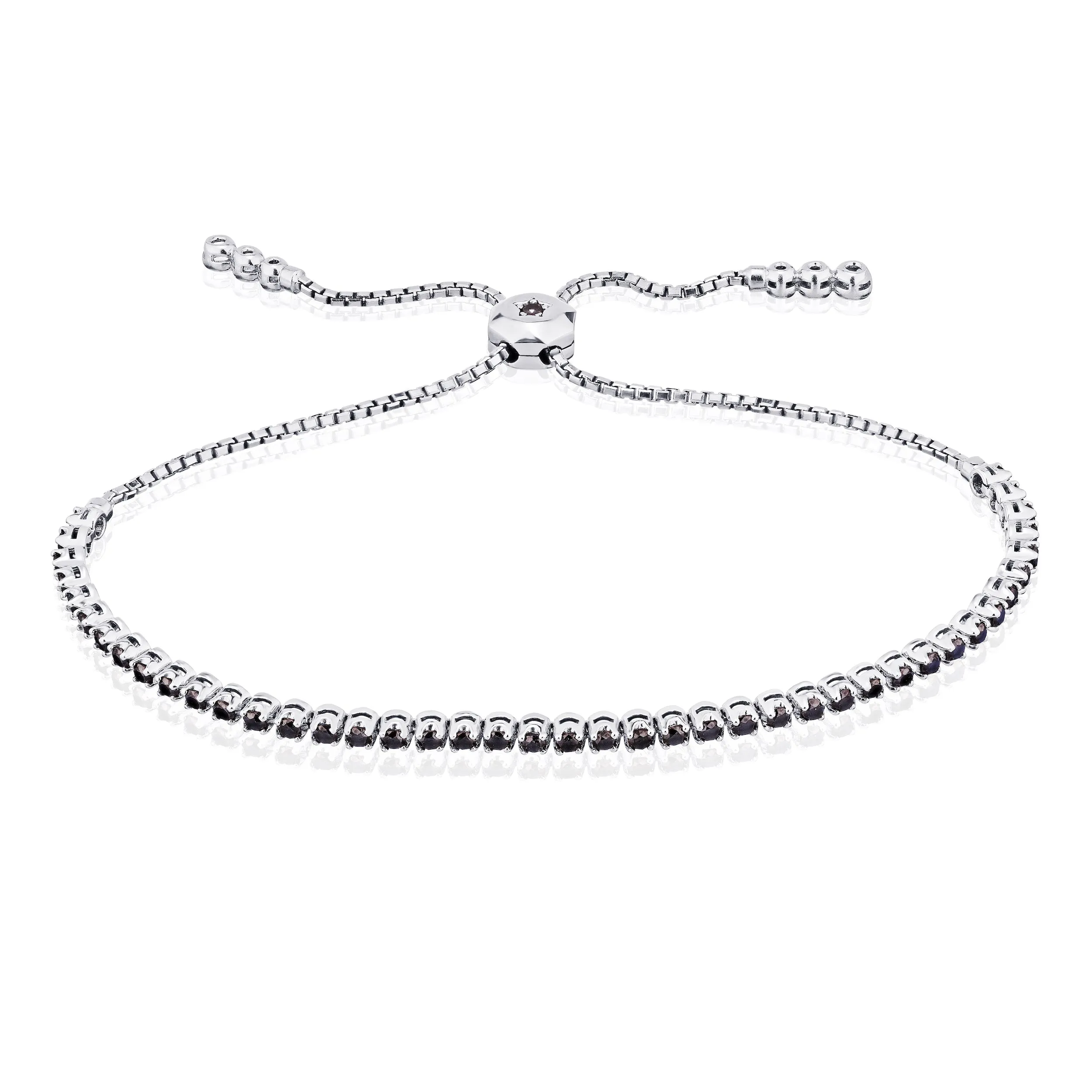 Black Diamond Adjustable Bracelet