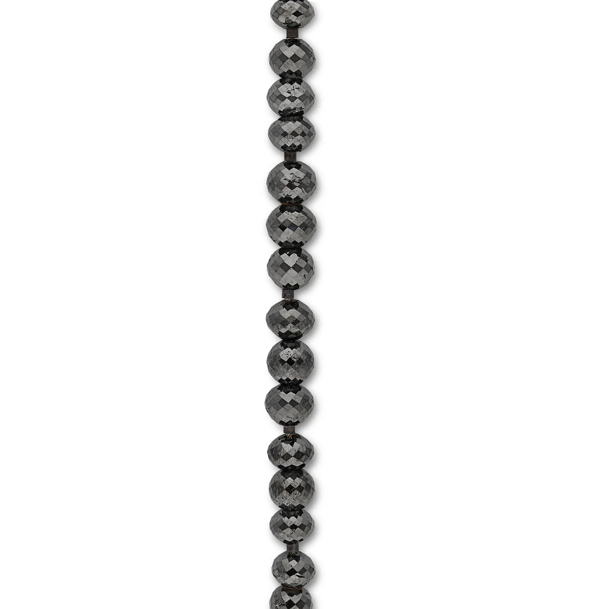 Black Diamond Beaded Bracelet - 35.60 Carat