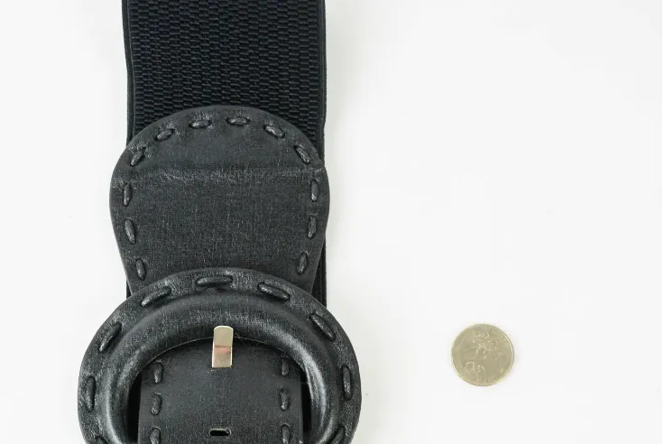 Black Elastic Back Belt