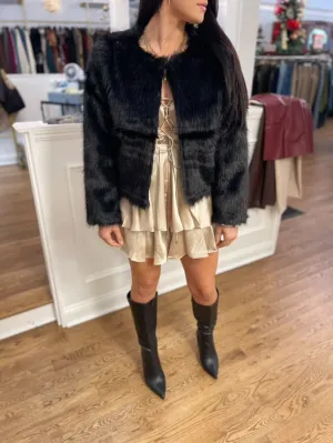 Black Fur Jacket