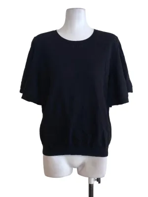 Black Knit Top