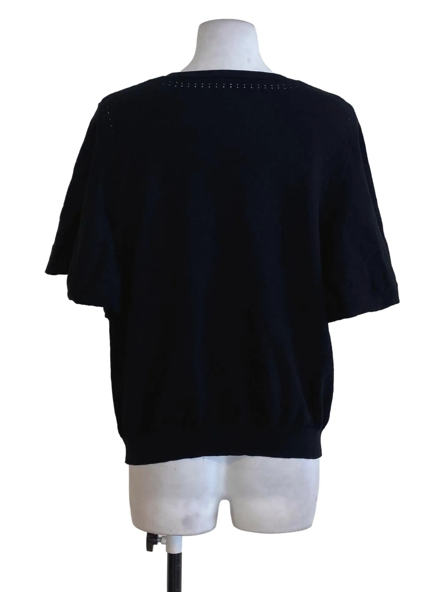 Black Knit Top