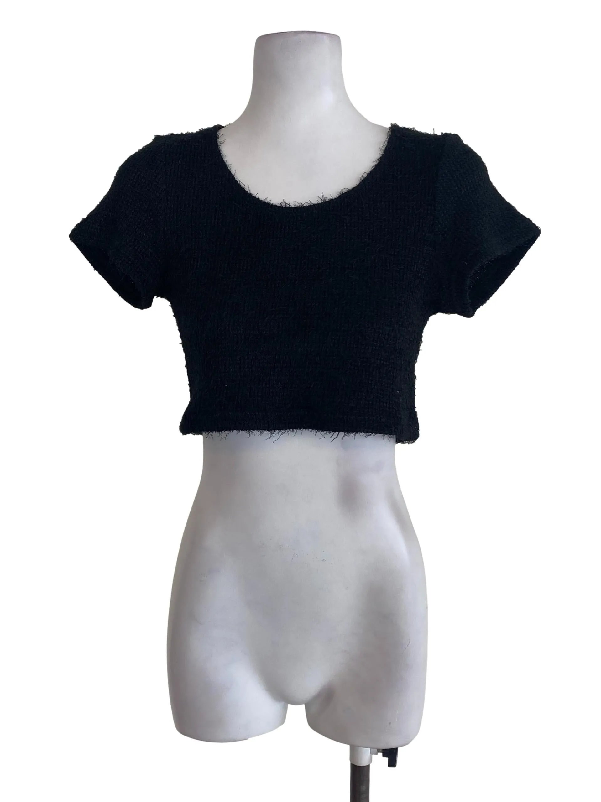 Black Knitted Top
