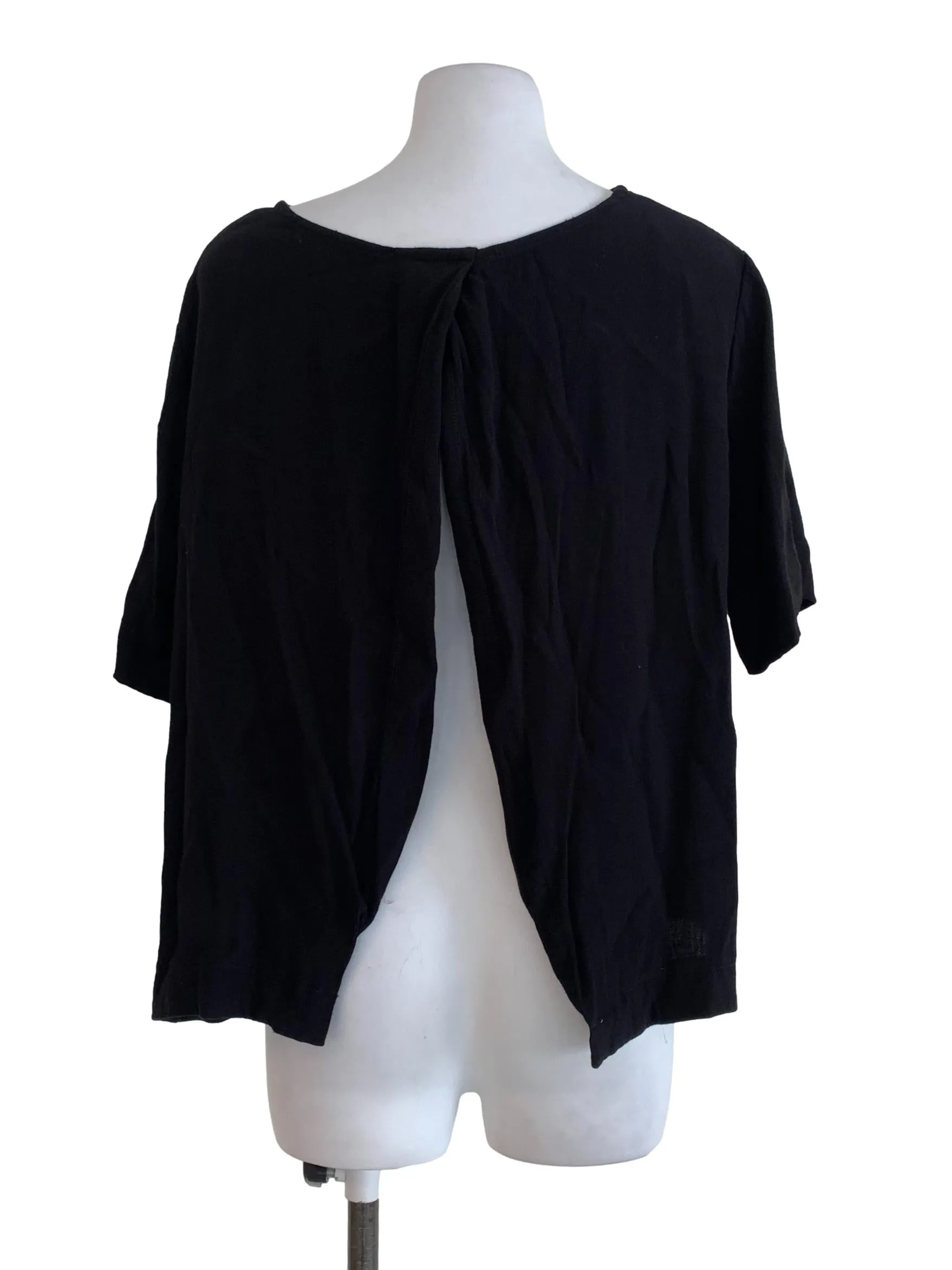 Black Plain Blouse