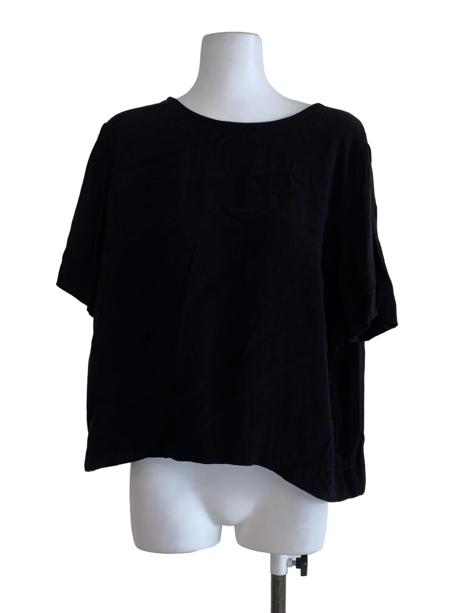Black Plain Blouse