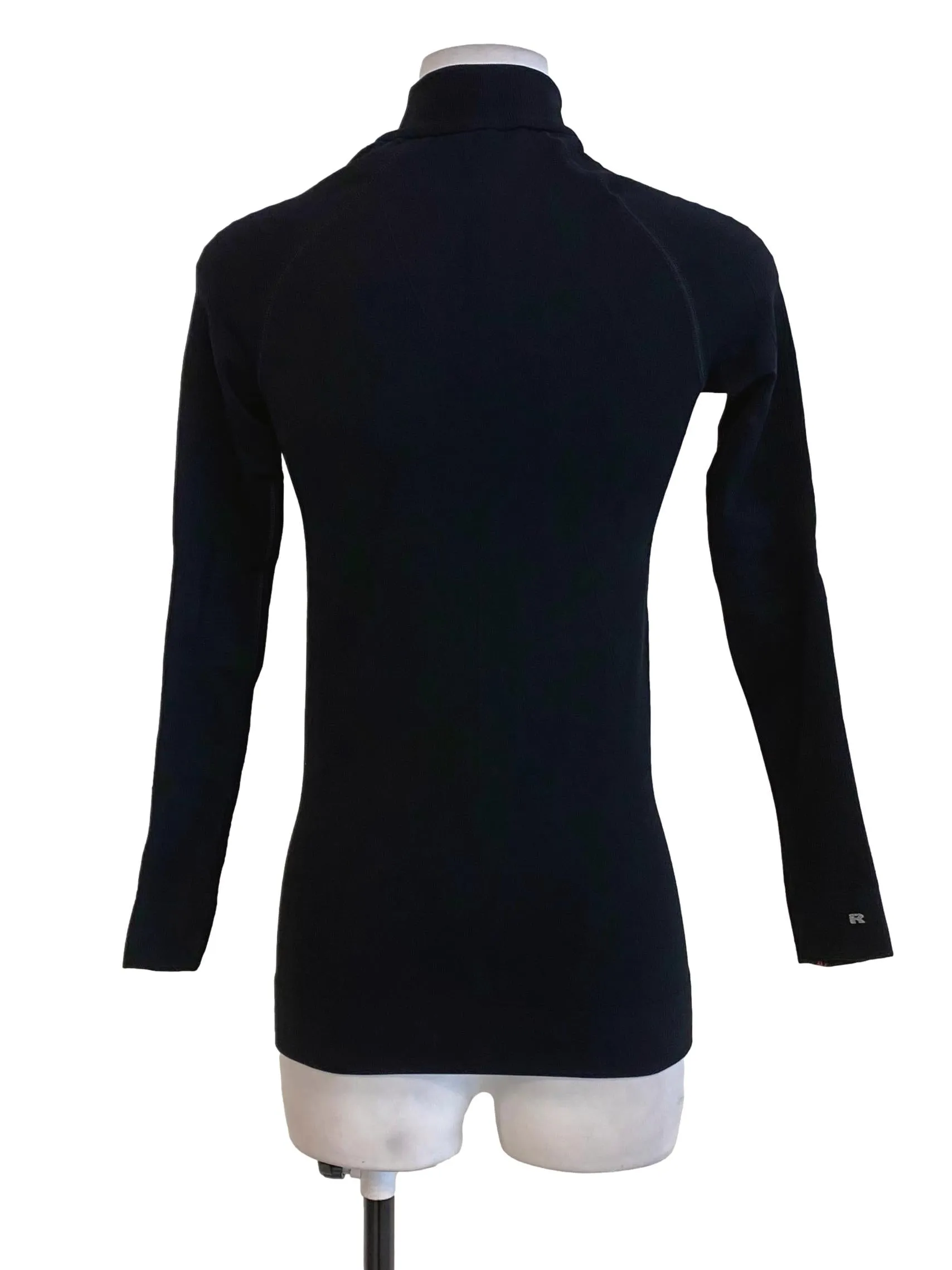Black Turtle Neck Top