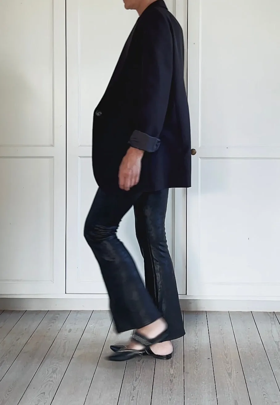 BLAZER ONE BUTTON - BLACK