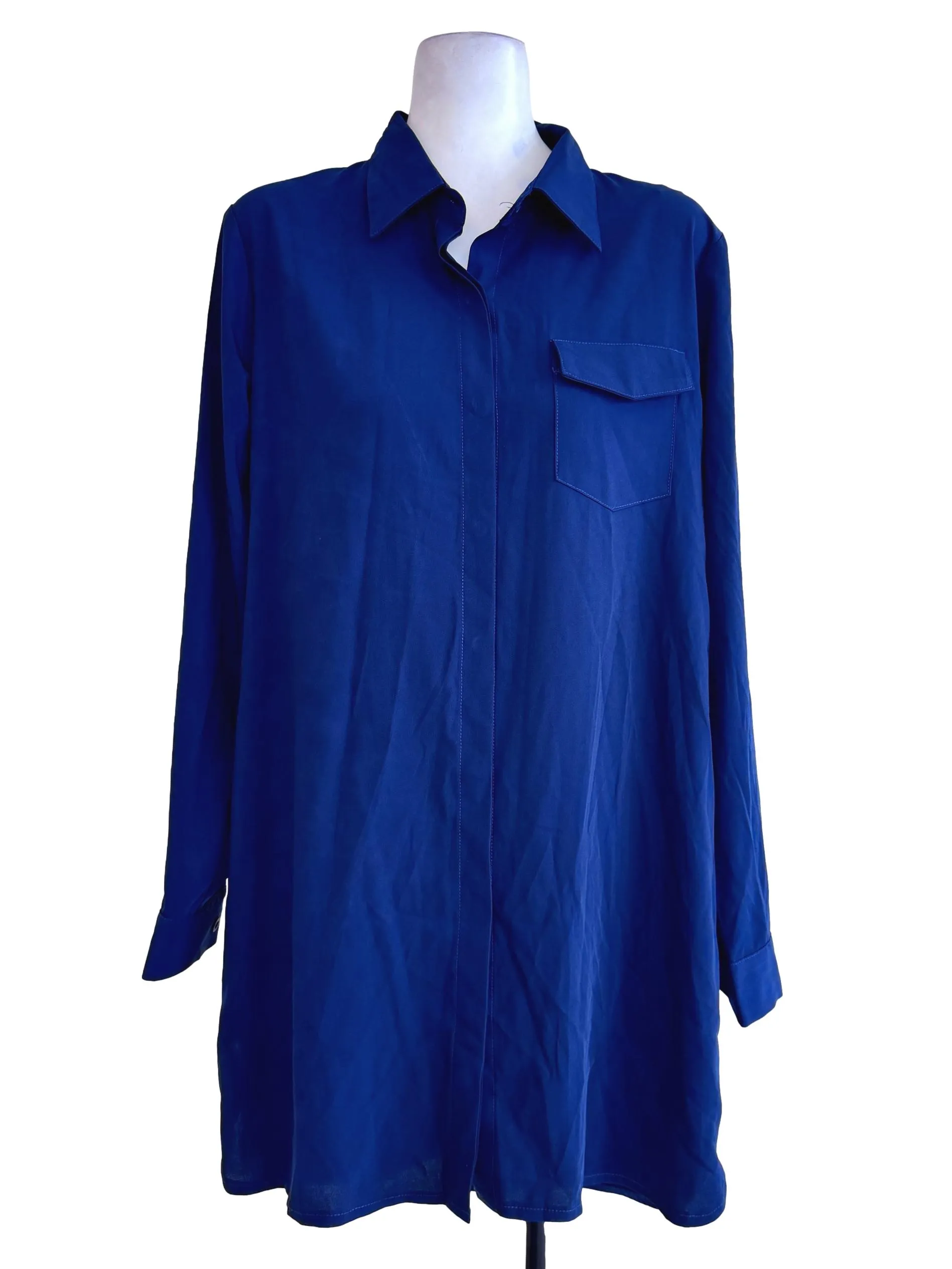 Blue Plain Shirt