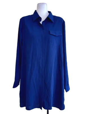 Blue Plain Shirt