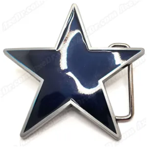 Blue Star Belt Buckle