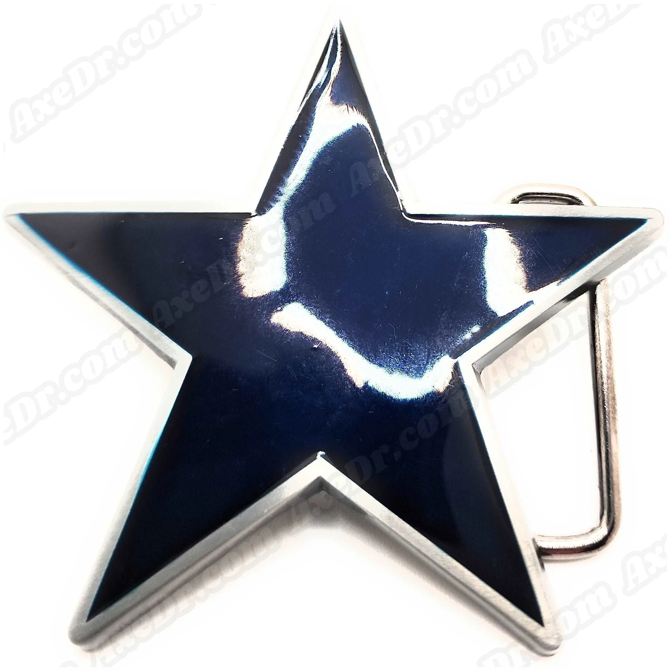 Blue Star Belt Buckle