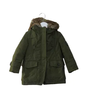 Bonpoint Faux Fur Puffer Jacket 3T