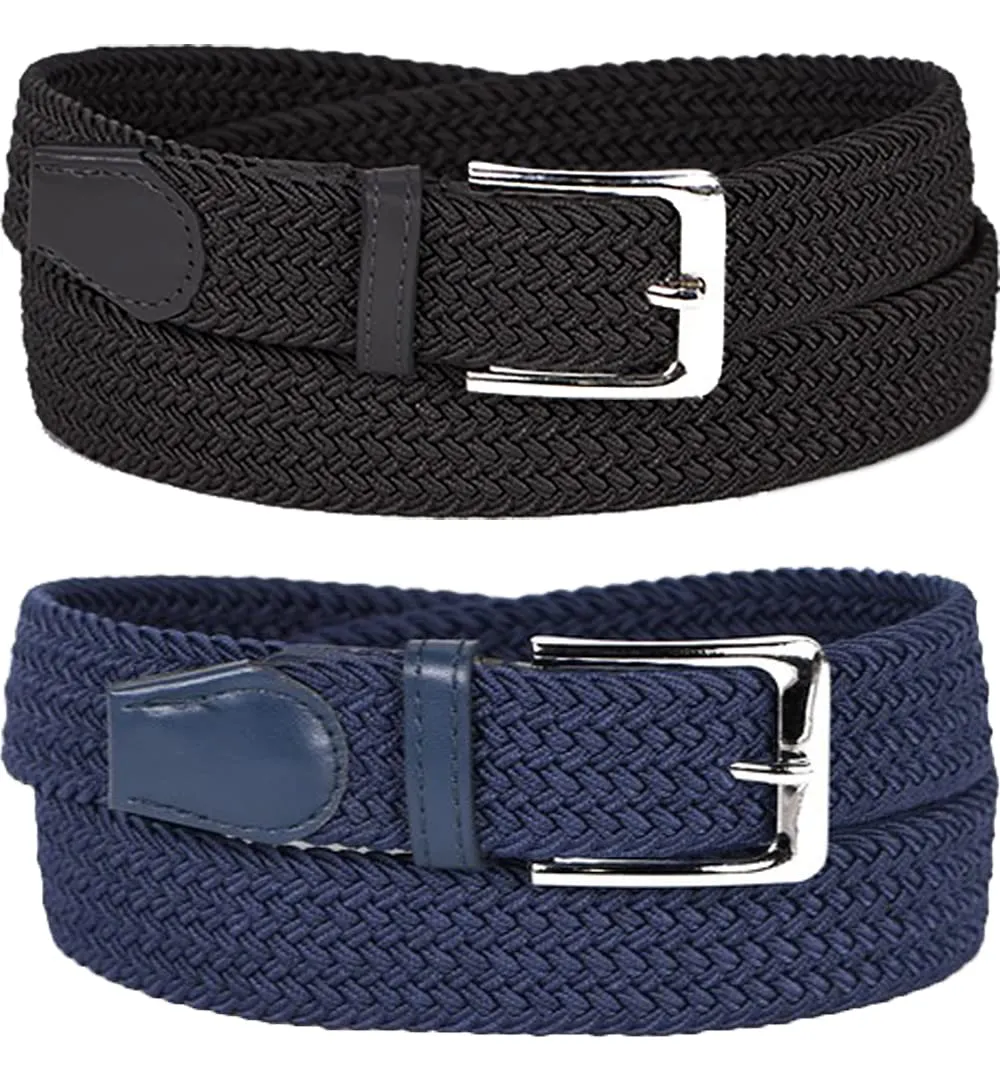 Braided Elastic Stretch Golf Belt by Funky Junque