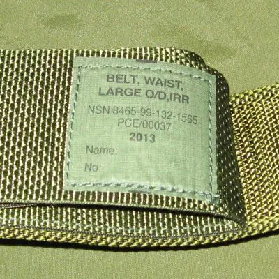 British 90-Patt. SR60 P.L.C.E. Belt. Used/Graded / New. Olive Green.
