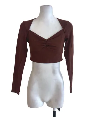 Brown Knitted Top