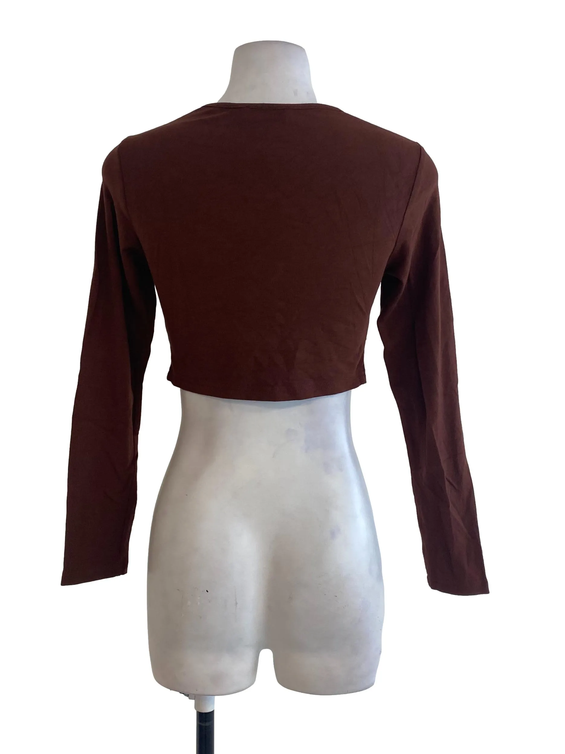 Brown Knitted Top