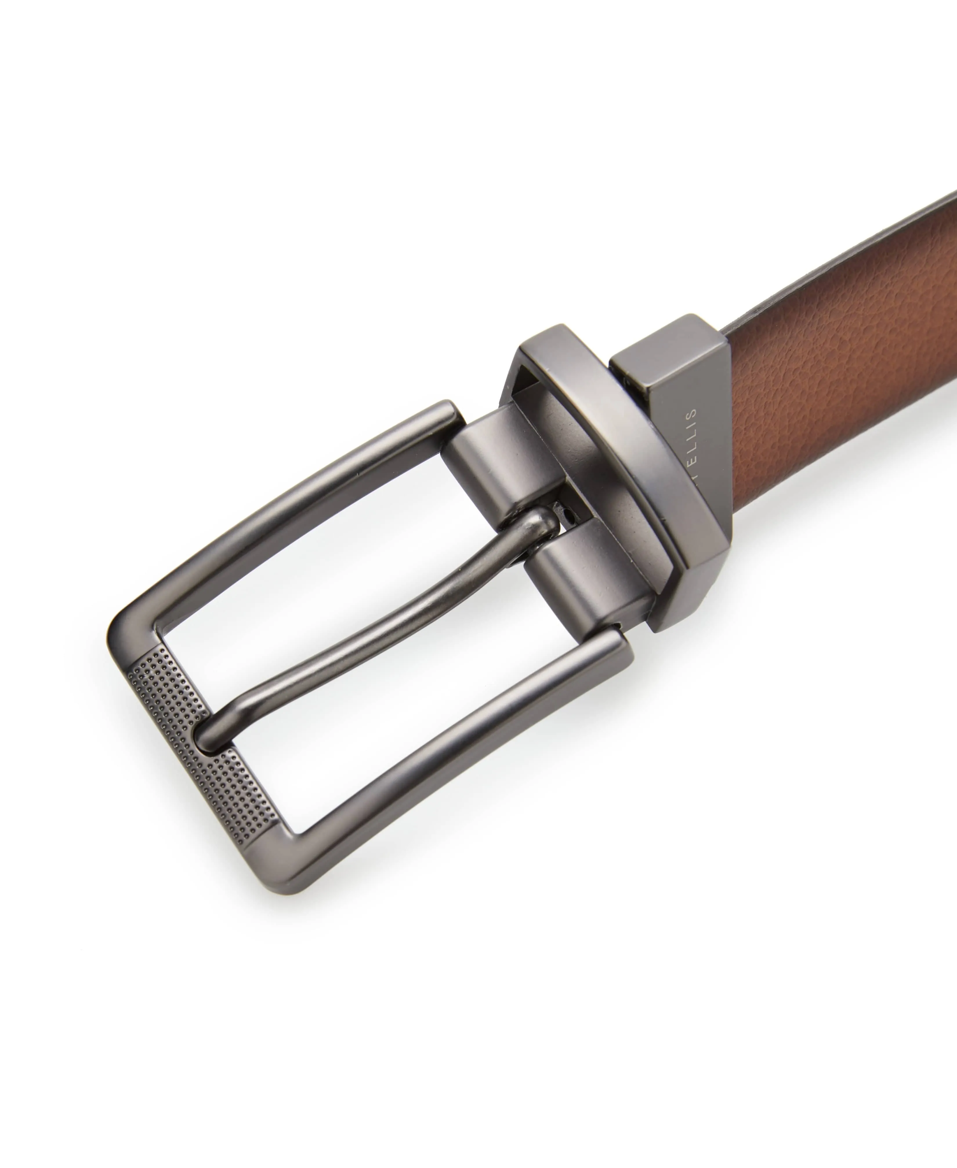 Burnished Brown Leather Belt