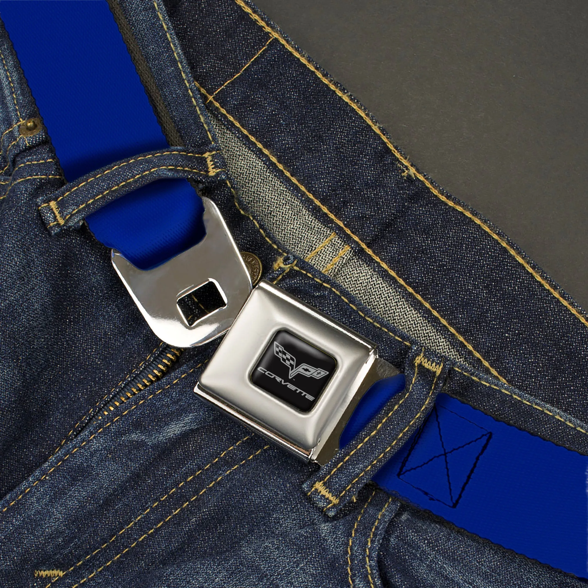 C6 Seatbelt Belt - Royal Webbing