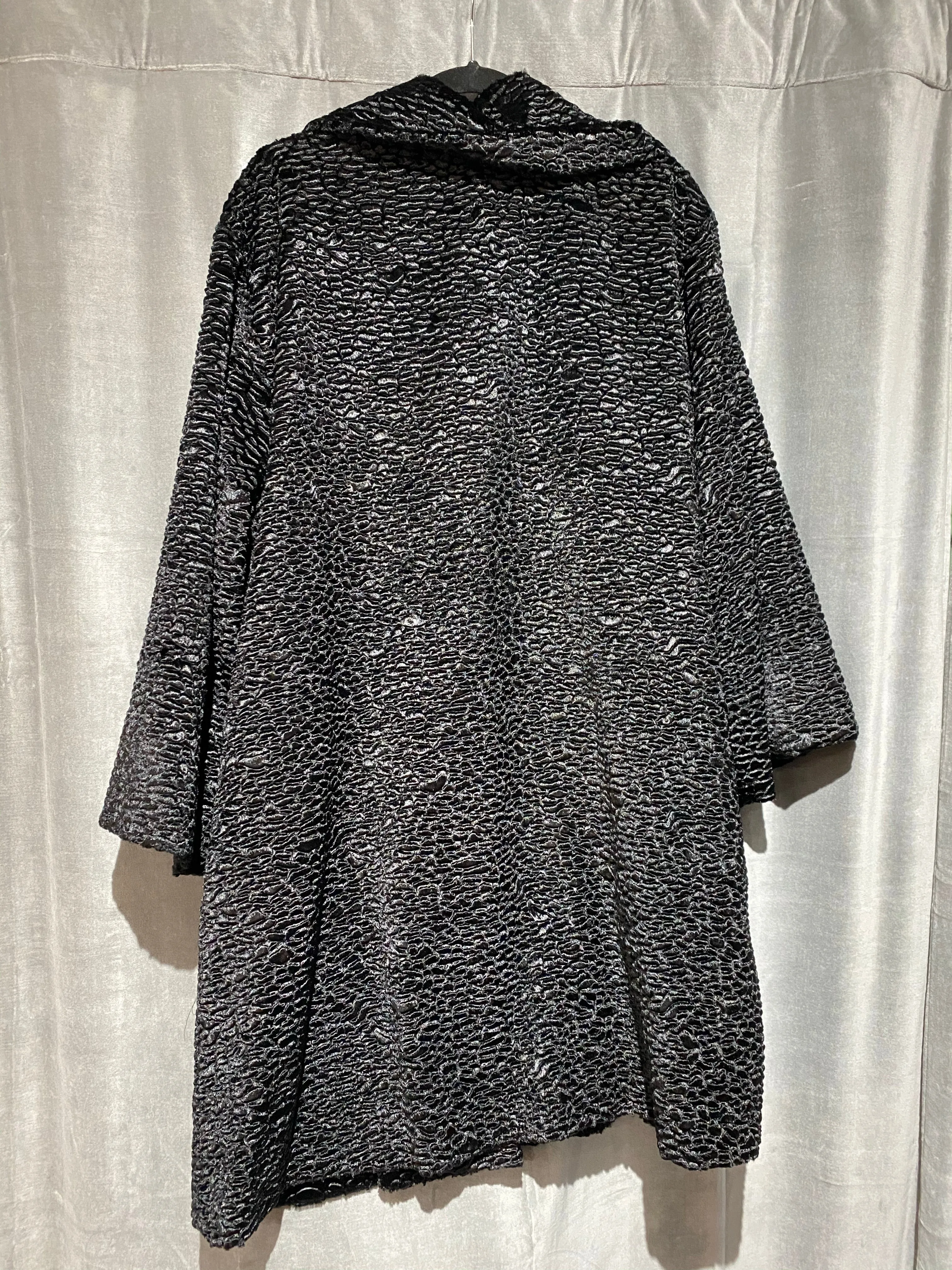 Caroline Rose Playful Persian Faux Fur Coat