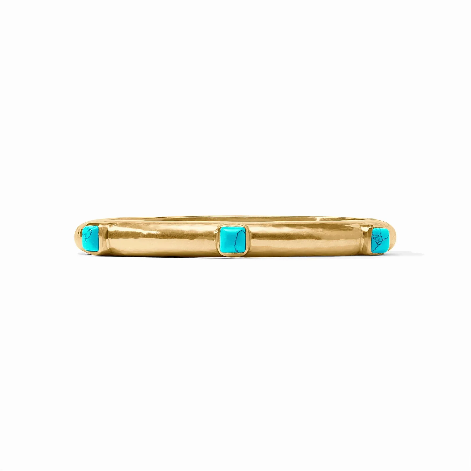 Catalina Hinge Bangle (Turquoise Blue)