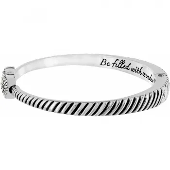 Celeste Heart Hinged Bangle JB9741
