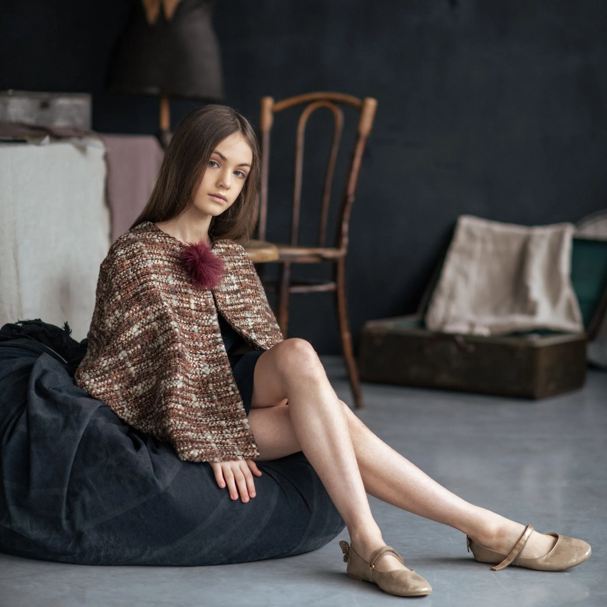 Chloe Green Cape