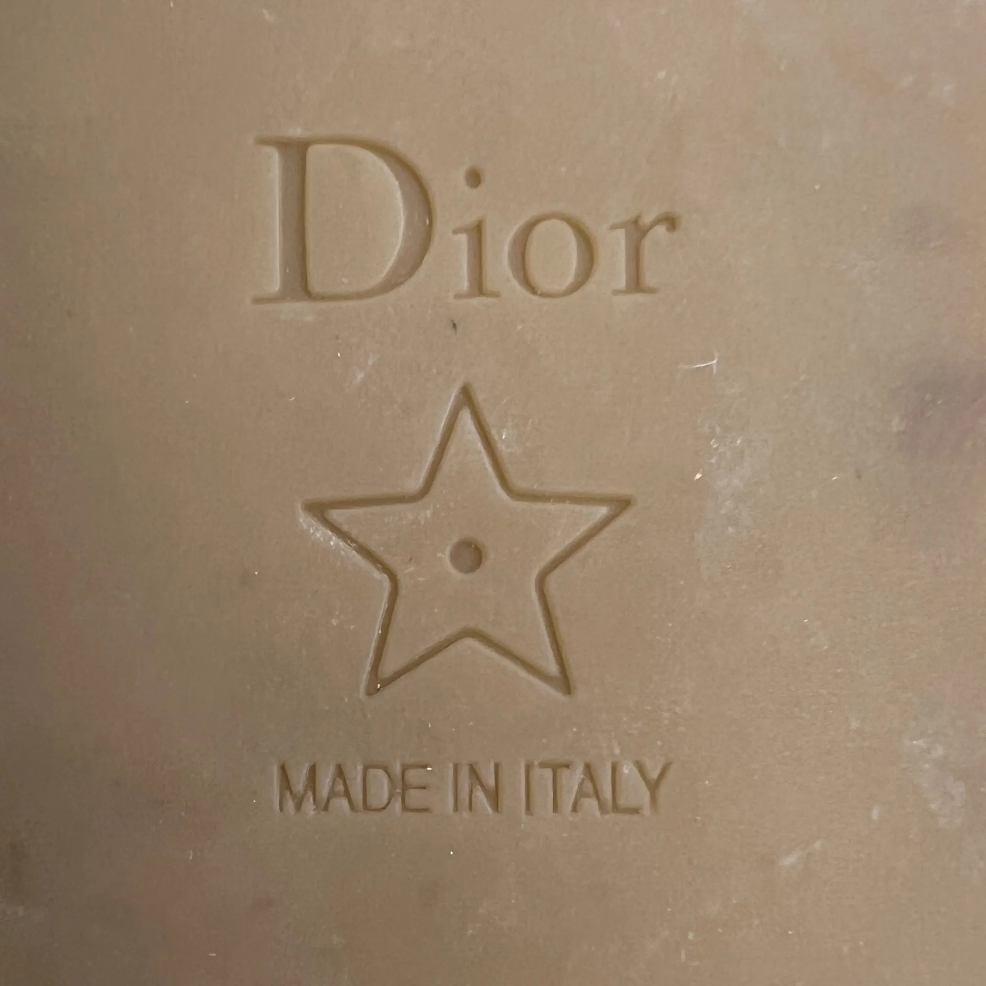 Christian Dior D-Dior Gold Logo Off White Leather Espadrille Platform Sandals Size EU 39