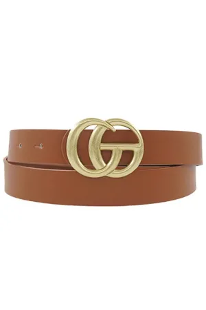 Cognac Girl Gang Belt