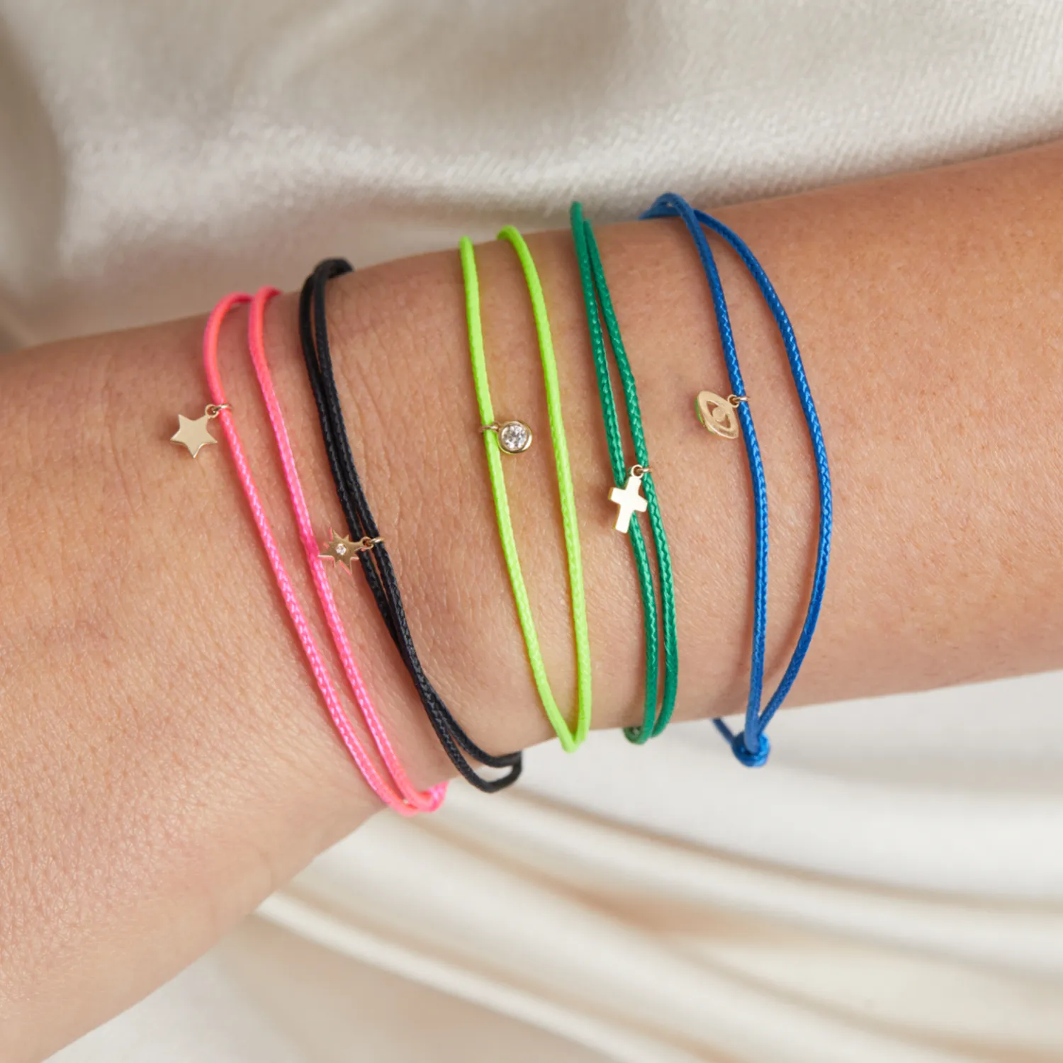 Cord Charm Bracelet