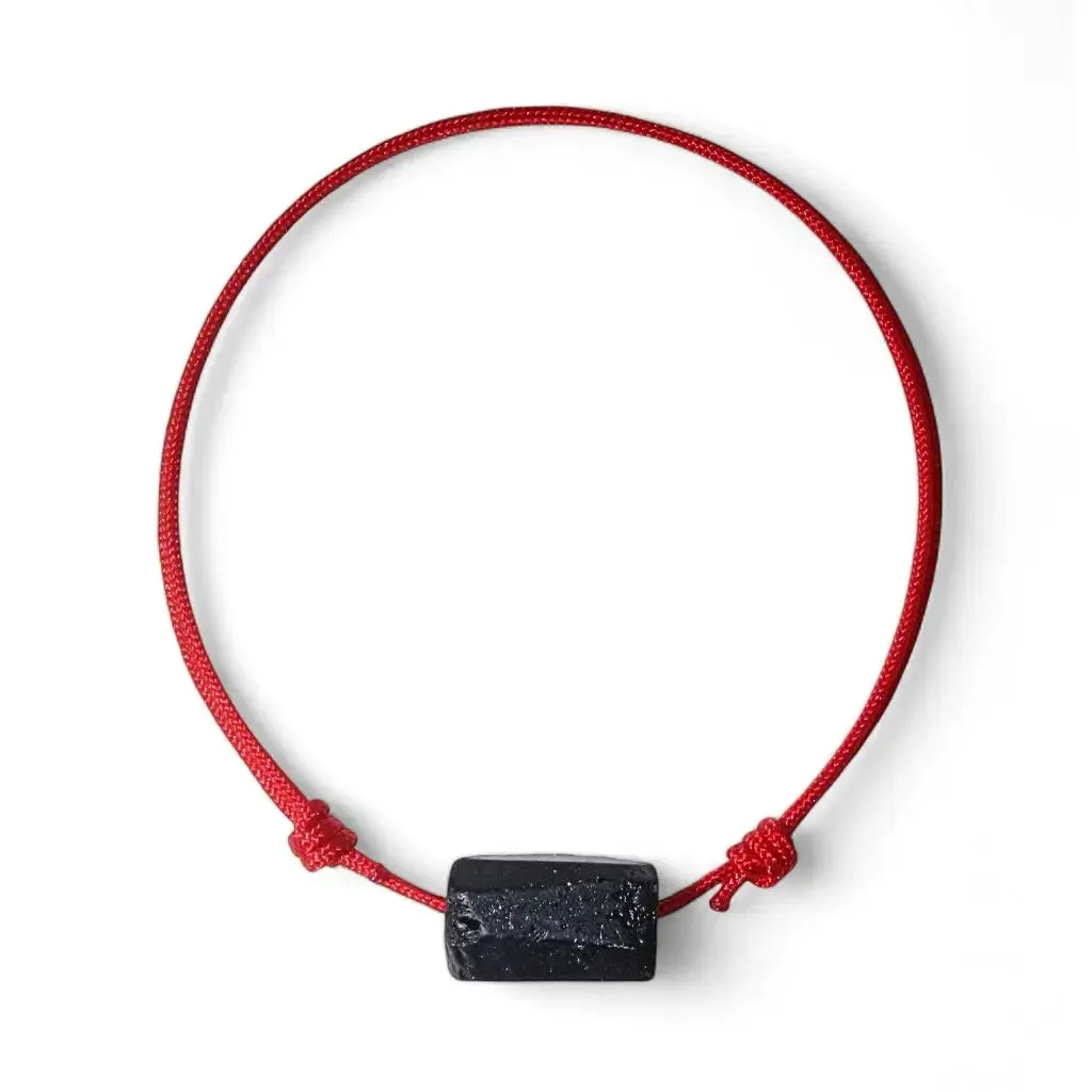 Couples Raw Black Tourmaline Bracelet - Shared Protection
