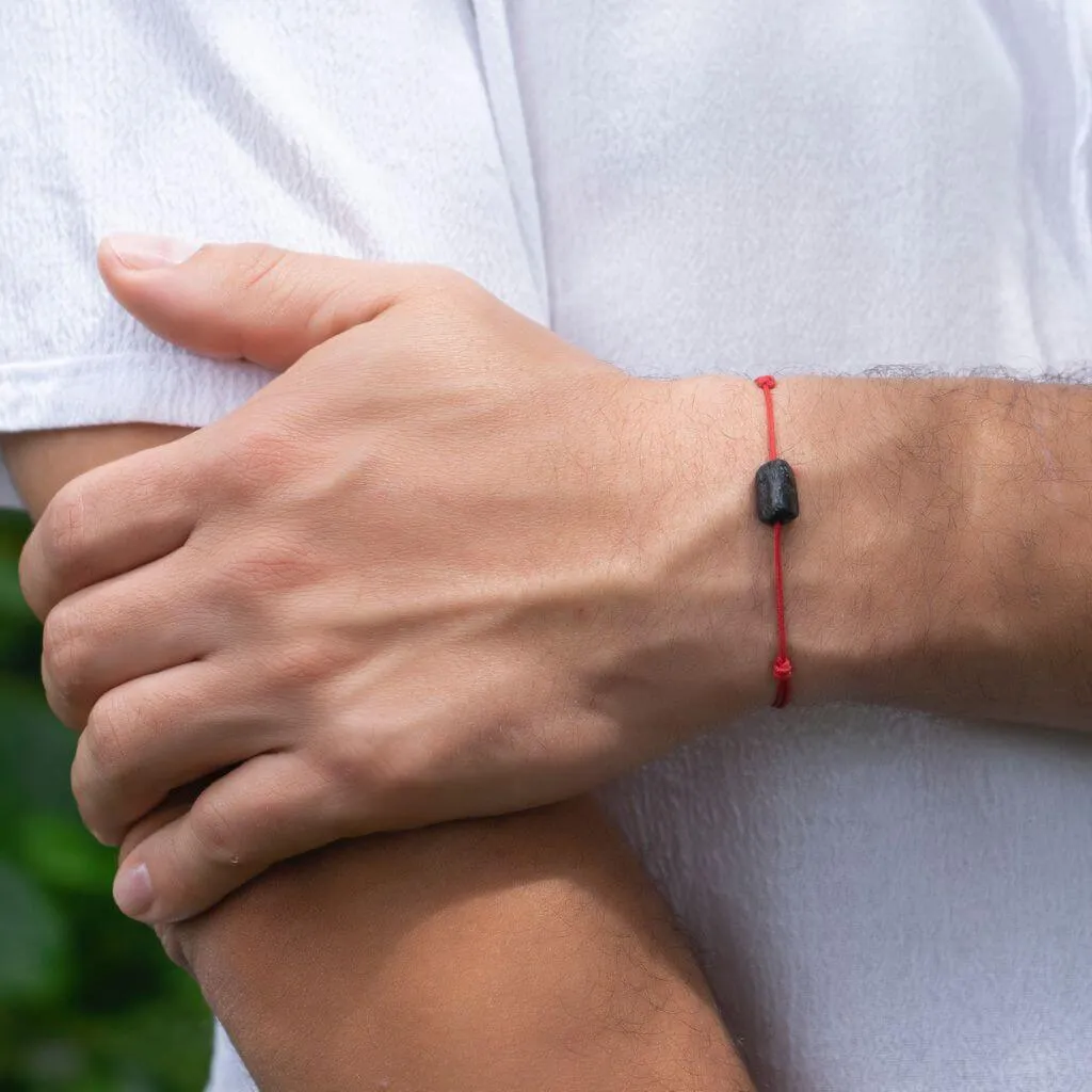 Couples Raw Black Tourmaline Bracelet - Shared Protection