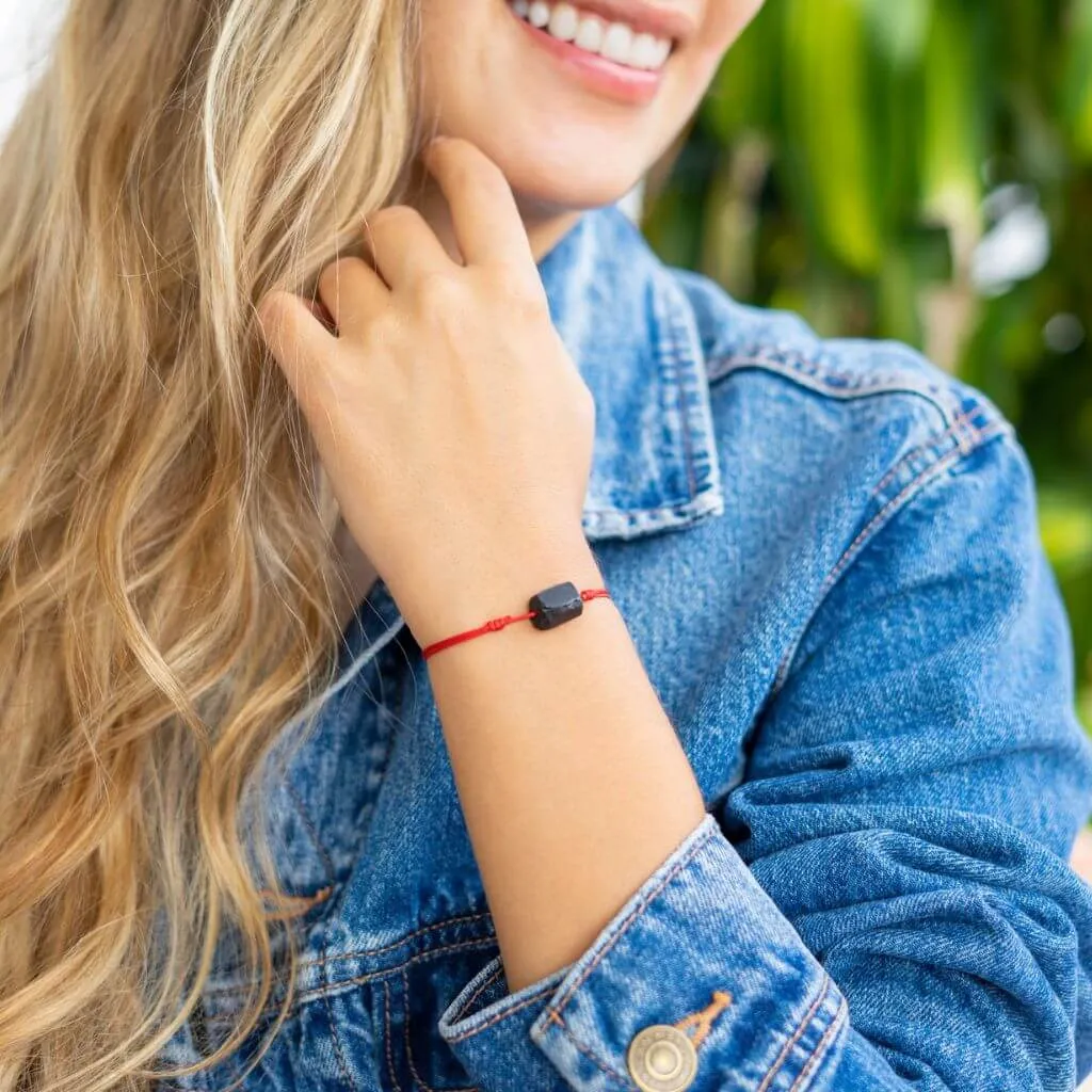 Couples Raw Black Tourmaline Bracelet - Shared Protection