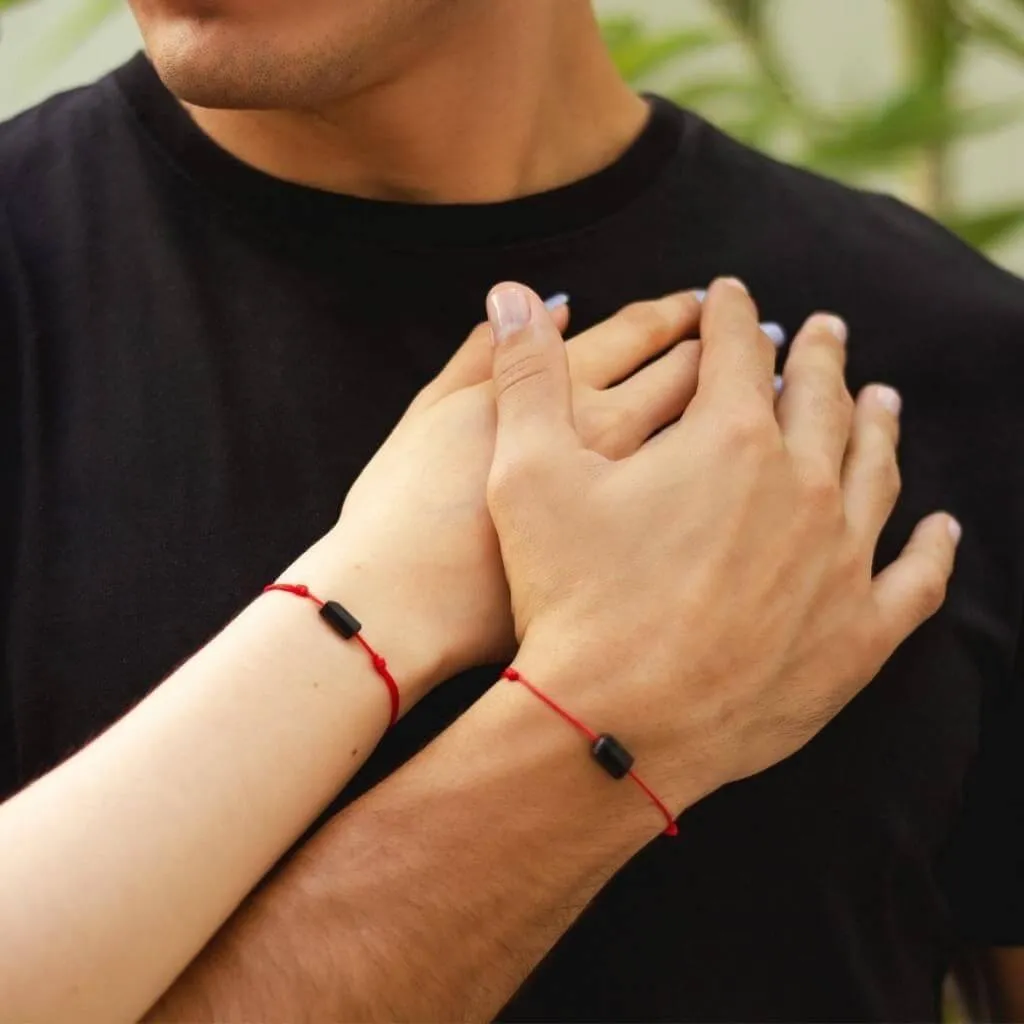 Couples Raw Black Tourmaline Bracelet - Shared Protection