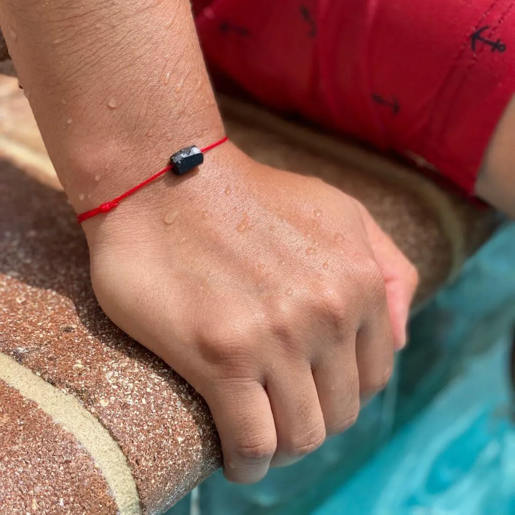 Couples Raw Black Tourmaline Bracelet - Shared Protection