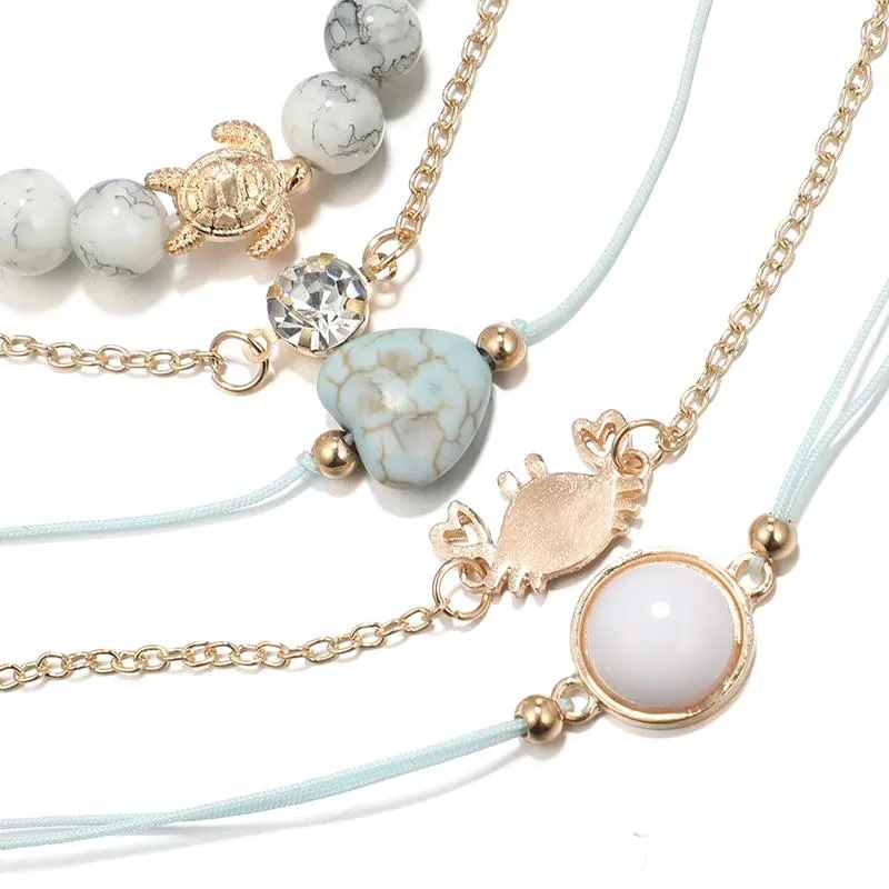 Crab Love 5-Piece Bracelet