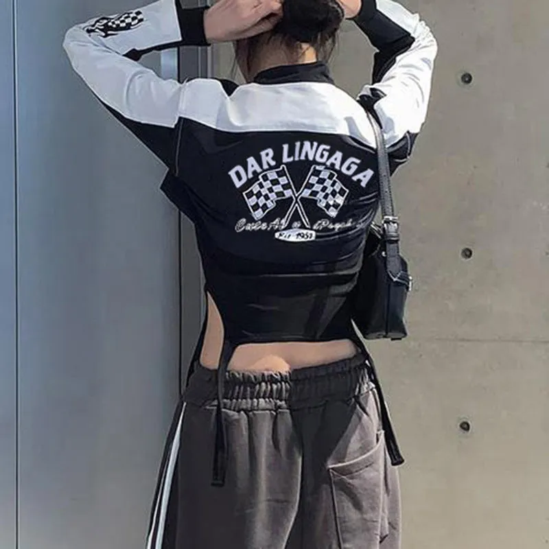 Cropped Motorcycle Jacket