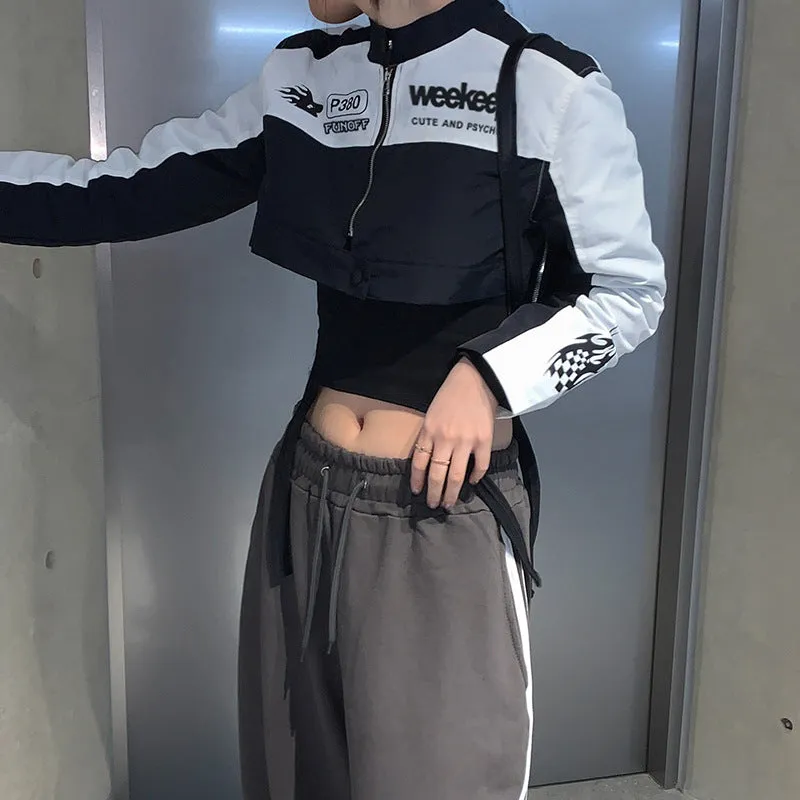Cropped Motorcycle Jacket