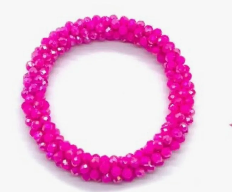Crystal Beaded Stretch Bracelets (More colors available)