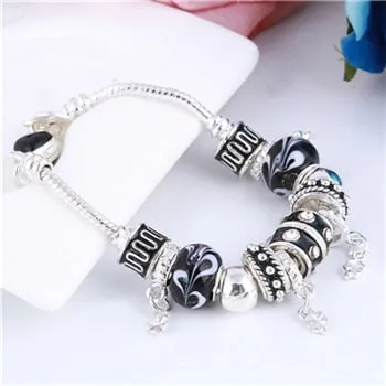 Crystal Charm Bracelets (choice of colors)