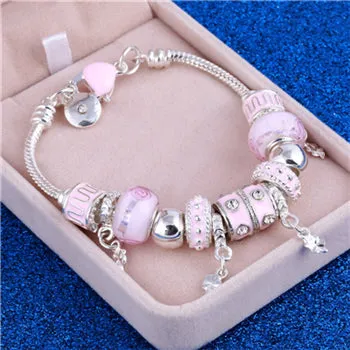 Crystal Charm Bracelets
