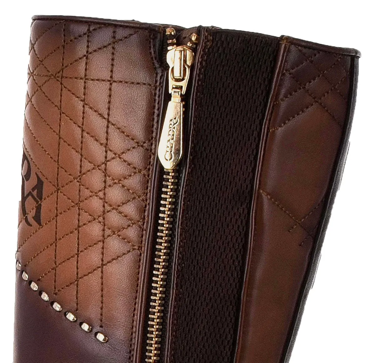 Cuadra Genuine Python Brown Leather Boot with Laser Engraved Details 3F66PH