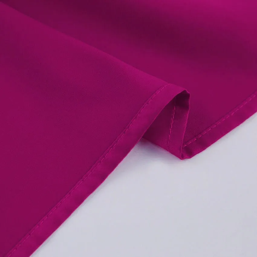Curved Hem Silk Shirt( CLEARANCE SALE