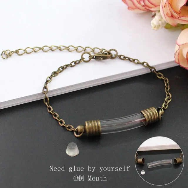 Curved Tube Urn Bracelet