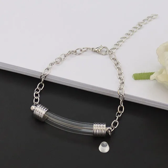 Curved Tube Urn Bracelet
