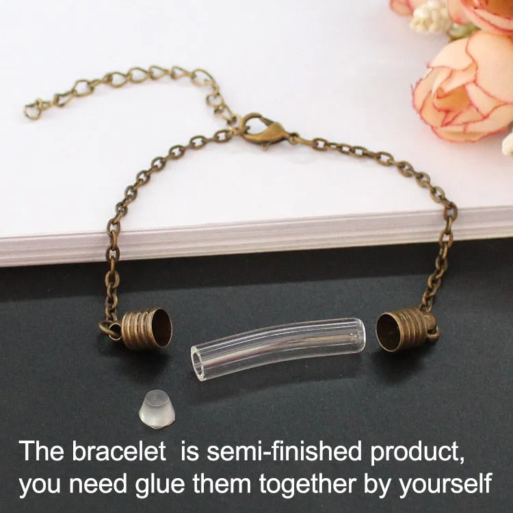 Curved Tube Urn Bracelet