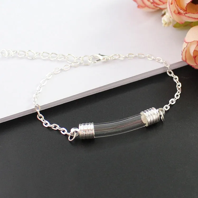 Curved Tube Urn Bracelet