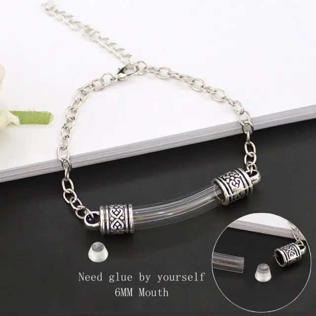 Curved Tube Urn Bracelet