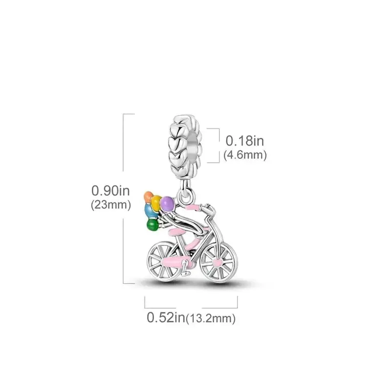 Cycolinks Balloon Journey Sterling Silver Charm
